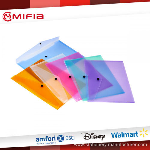 Clear Plastic PP Envelope Folders